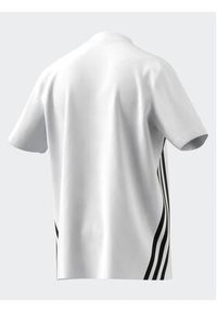 Adidas - adidas T-Shirt IN1612 Biały Loose Fit. Kolor: biały. Materiał: bawełna #3