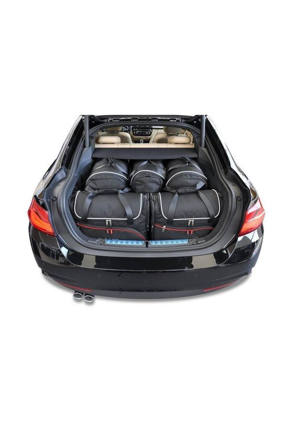 KJUST - Torby Do Bagażnika Bmw 4 Gran Coupe 2013-2020 5Szt Kjust. Kolor: czarny. Styl: sportowy