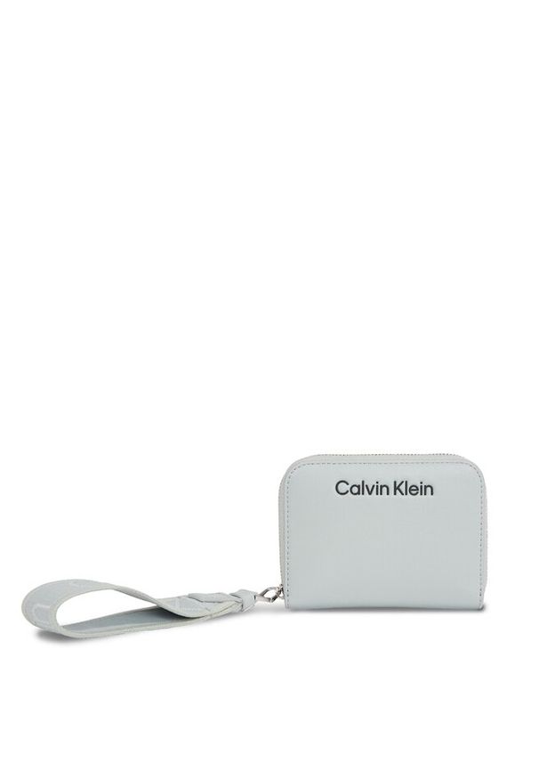 Duży Portfel Damski Calvin Klein. Kolor: szary