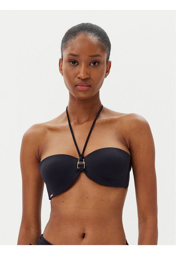 SELMARK - Selmark Góra od bikini BL416 Czarny. Kolor: czarny. Materiał: syntetyk