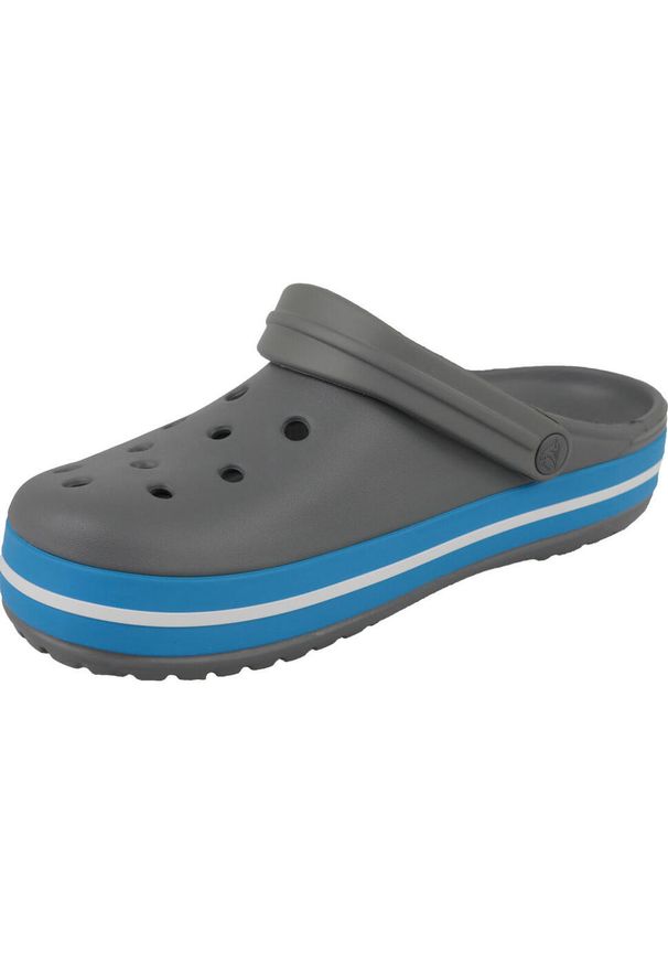 Buty do chodzenia unisex Crocs Crocband Charcoalocean. Okazja: na co dzień. Kolor: szary. Materiał: materiał, syntetyk. Styl: casual, sportowy