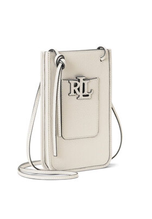 Lauren Ralph Lauren - LAUREN RALPH LAUREN Torebka 432966780003 Biały. Kolor: biały. Materiał: skórzane