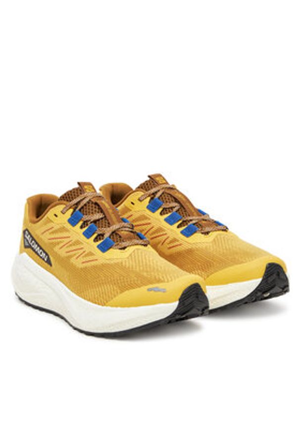 salomon - Salomon Buty do biegania Aero Blaze 3 Grvl L47974200 Żółty. Kolor: żółty. Materiał: materiał
