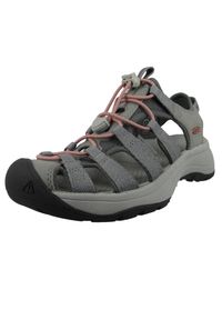 keen - Buty do chodzenia damskie Keen Astoria. Kolor: szary, różowy. Materiał: materiał, tkanina, syntetyk. Sezon: lato. Sport: turystyka piesza
