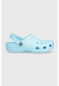 Crocs klapki Classic damskie kolor niebieski 10001 10001.411-411. Kolor: niebieski. Materiał: materiał. Wzór: gładki #1