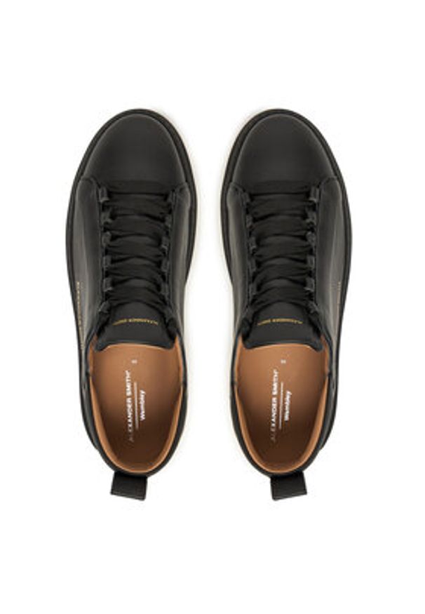 Alexander Smith Sneakersy Wembley ASBCWYM 2266 Czarny. Kolor: czarny. Materiał: skóra