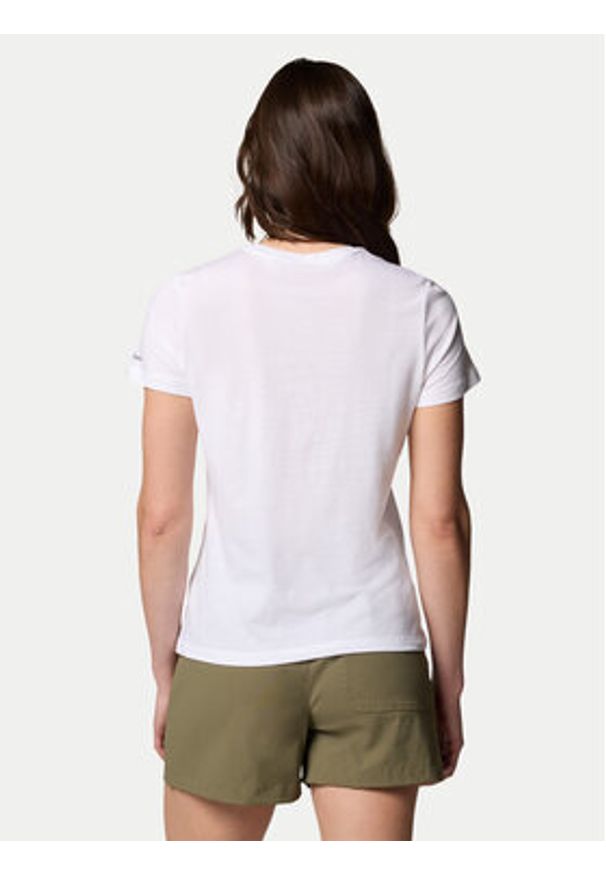 columbia - Columbia T-Shirt Ruby Springs™ 2120061 Biały Regular Fit. Kolor: biały. Materiał: bawełna