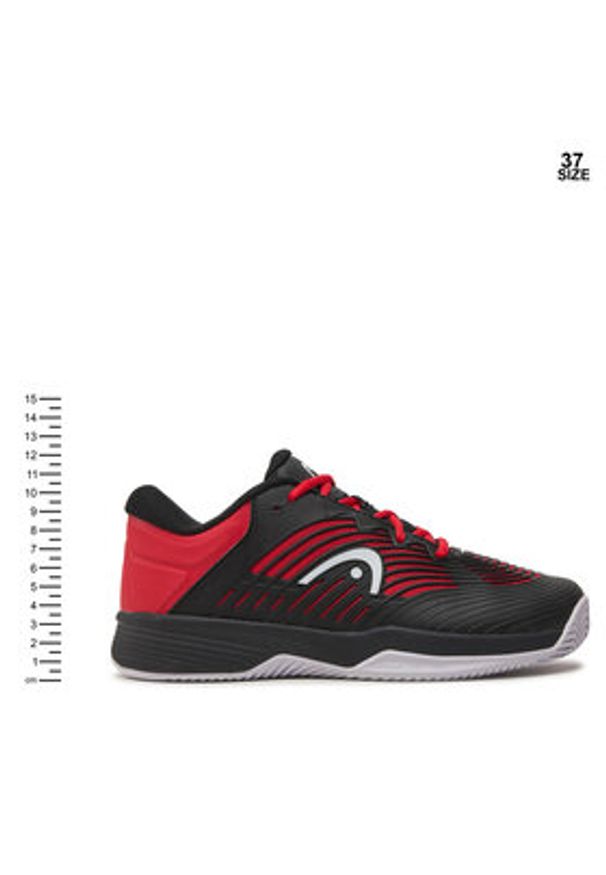 Head Buty do tenisa Revolt Pro 4.5 Clay Junior 275214 Czarny. Kolor: czarny. Materiał: materiał, mesh. Sport: tenis