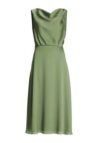 Swing Sukienka koktajlowa 5AK04900 Zielony Regular Fit. Kolor: zielony. Materiał: syntetyk. Styl: wizytowy #4