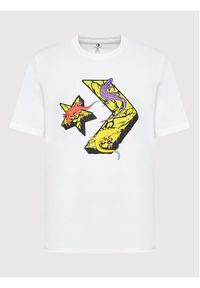 Converse T-Shirt Chevron Lizard Graphic 10023784-A01 Biały Standard Fit. Kolor: biały. Materiał: bawełna #5
