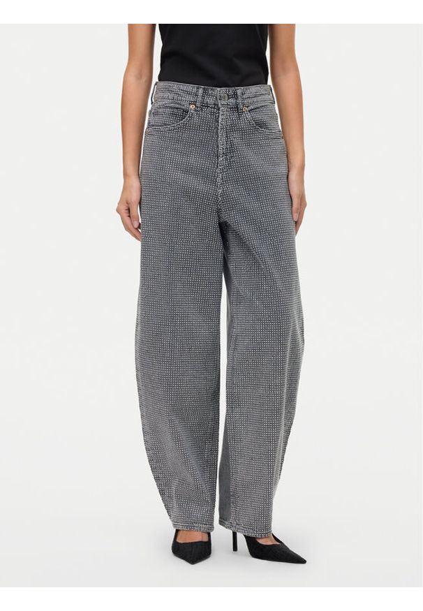 Vero Moda Jeansy Billie 10336831 Szary Loose Fit. Kolor: szary