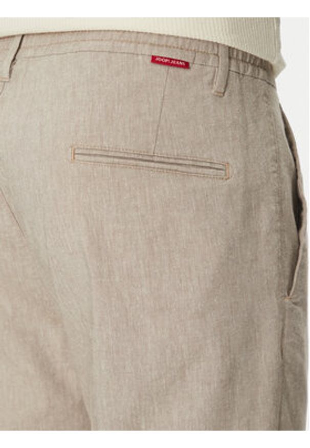 JOOP! Jeans Chinosy 15 JJF-100Lead2 30046561 Beżowy Loose Fit. Kolor: beżowy. Materiał: bawełna