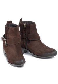 Lasocki Botki T70-04 Brązowy. Kolor: brązowy. Materiał: skóra, zamsz #5