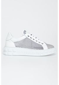 Sneakersy damskie skórzane CESARE CASADEI. Materiał: skóra