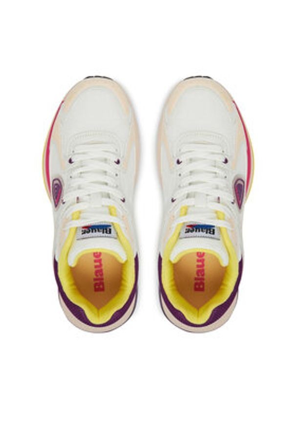 Blauer Sneakersy S5MOON01/MES Biały. Kolor: biały. Materiał: materiał
