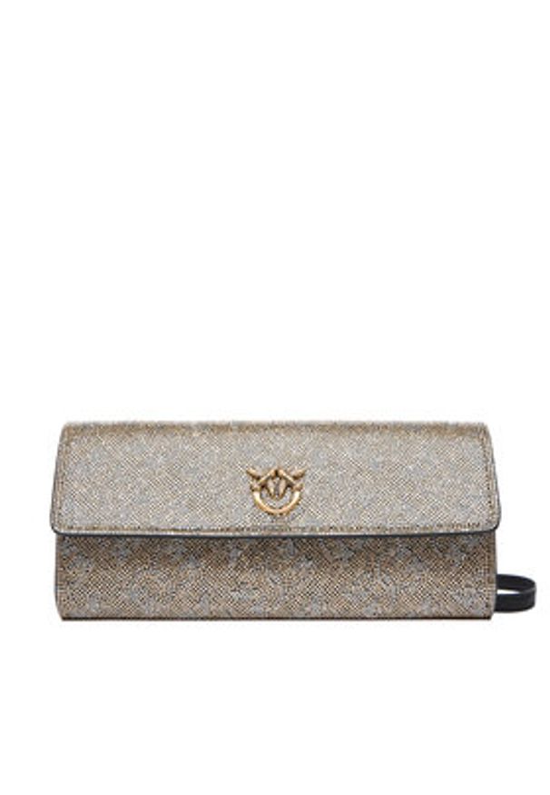 Pinko - PINKO Torebka Love Tiny Brids Wallet C AI 25-26 PCPL 103765 A20D Złoty. Kolor: złoty