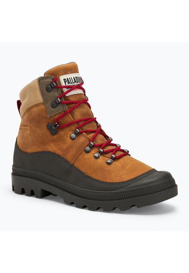Buty męskie Palladium Pallabrousse Hkr Wp+ surf tan. Kolor: brązowy. Sport: turystyka piesza