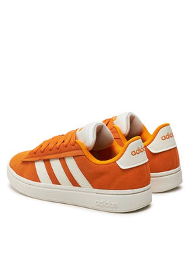 Adidas - adidas Sneakersy Grand Court Alpha 00S IH3844 Pomarańczowy. Kolor: pomarańczowy. Materiał: zamsz, skóra