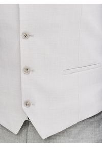 Pako Lorente - PAKO LORENTE – Jednorzędowa szara kamizelka. Kolor: szary. Materiał: poliester, wiskoza. Styl: elegancki, młodzieżowy #2