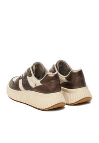 Rieker Sneakersy W1702-60 Beżowy. Kolor: beżowy. Materiał: skóra #5
