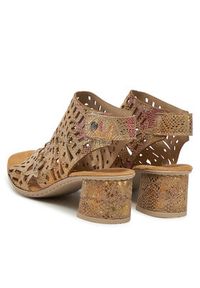 Rieker Sandały 64780-90 Kolorowy. Materiał: syntetyk. Wzór: kolorowy #3