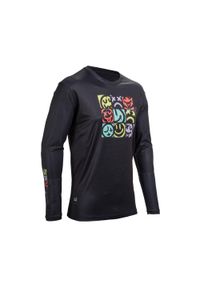 Koszulka rowerowa LEATT Jersey MTB Gravity 3.0. Kolor: czarny. Materiał: jersey. Sport: kolarstwo