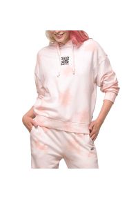Bluza Vans Divine Energy Hoodie VN0A7Q9JFS81 - różowa. Typ kołnierza: kaptur. Kolor: różowy. Materiał: bawełna, poliester. Styl: klasyczny