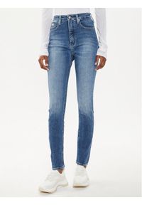Calvin Klein Jeans Jeansy J20J223640 Niebieski Skinny Fit. Kolor: niebieski