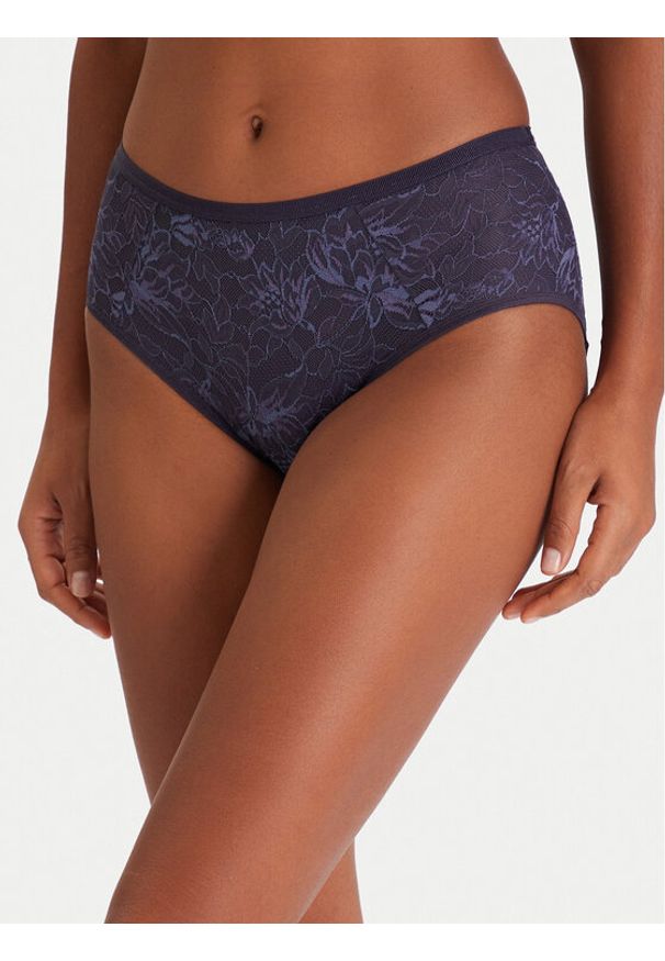 Triumph Figi klasyczne z wysokim stanem Amourette Charm 10216997 Granatowy. Stan: podwyższony. Kolor: niebieski. Materiał: syntetyk