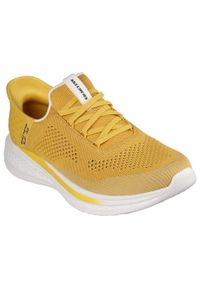 skechers - Buty męskie SKECHERS Slade Quinto. Kolor: żółty