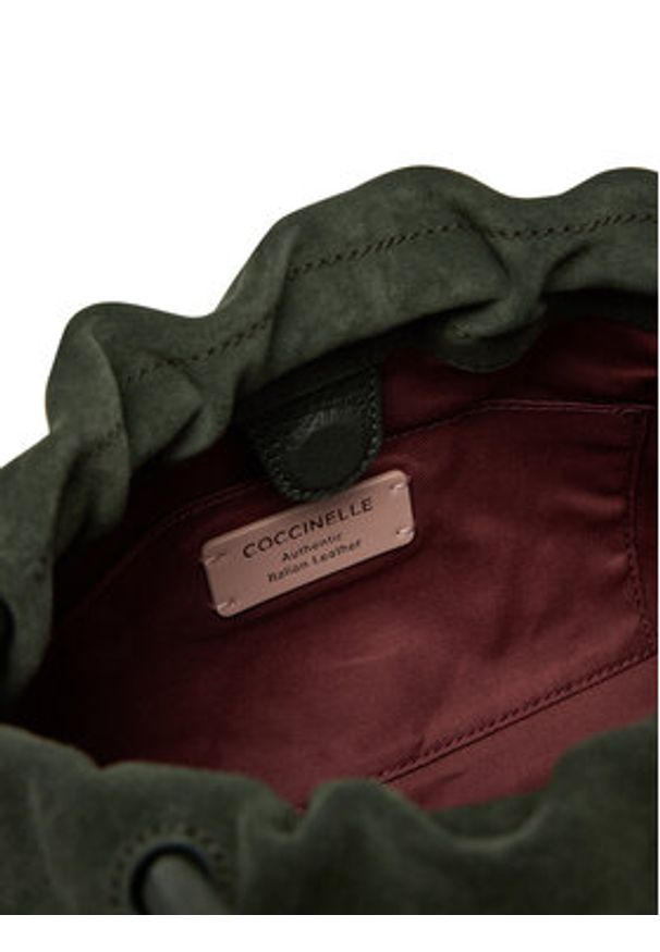 Coccinelle Torebka E1 SS6 13 01 01 Zielony. Kolor: zielony. Materiał: skórzane, zamszowe