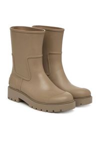 Calvin Klein Jeans Kalosze Mid Rainboot Rubber YW0YW02004 Brązowy. Kolor: brązowy. Materiał: syntetyk #4