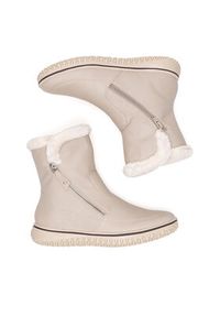 Rieker Botki Z4281-60 Beżowy. Kolor: beżowy. Materiał: materiał #3