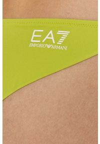 EA7 Emporio Armani dwuczęściowy strój kąpielowy kolor zielony usztywniona miseczka. Kolor: zielony. Materiał: materiał #5