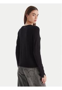 Liu Jo Kardigan MF5225 MS49I Czarny Regular Fit. Kolor: czarny. Materiał: syntetyk #3