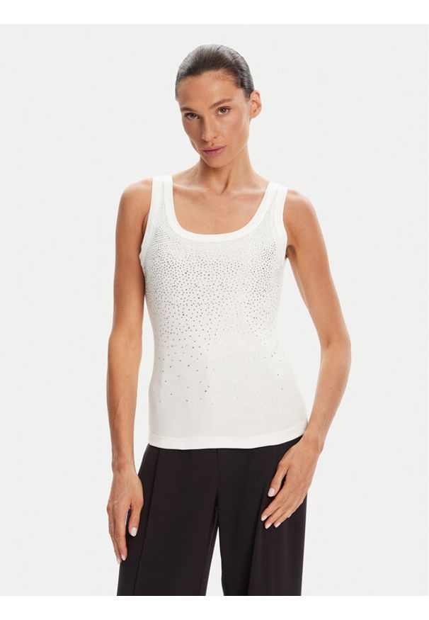 Rinascimento Top CFC0124040003 Biały Regular Fit. Kolor: biały. Materiał: bawełna