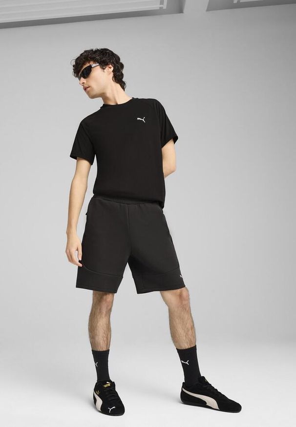 Puma - Męskie szorty EVOSTRIPE 8" PUMA Black. Kolor: czarny