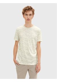Tom Tailor Denim T-Shirt 1033041 Beżowy Regular Fit. Kolor: beżowy. Materiał: bawełna, denim #1