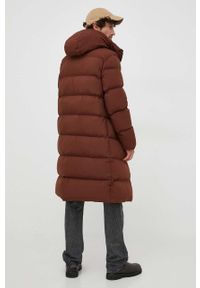 Hetrego kurtka puchowa męska kolor brązowy zimowa. Kolor: brązowy. Materiał: puch. Sezon: zima #5