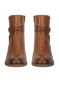 Remonte Botki D2A73-24 Brązowy. Kolor: brązowy. Materiał: skóra #7