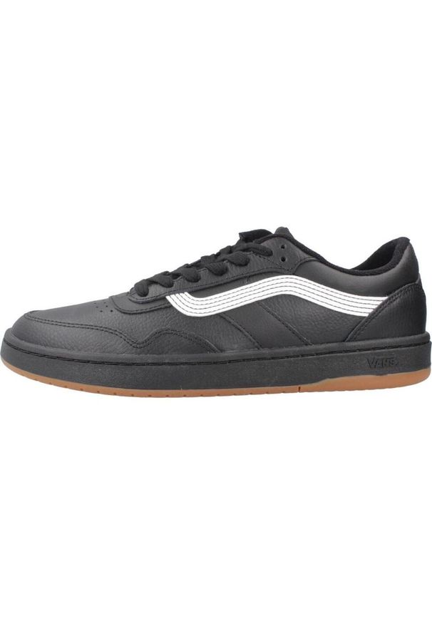 Vans - Kapcie VANS CRUZE 3.0 STIT Czarny. Kolor: czarny. Materiał: tkanina, skóra. Sport: turystyka piesza