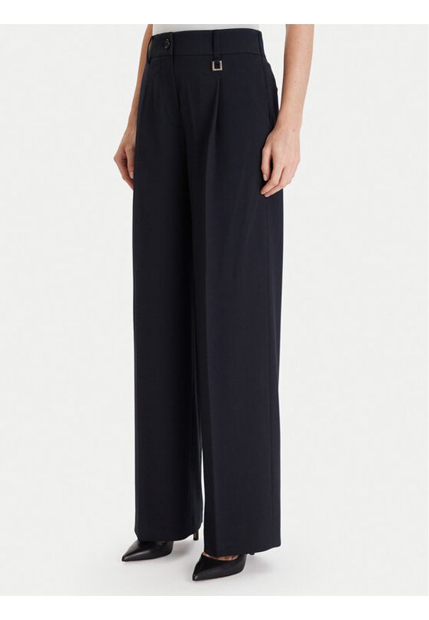 JOOP! Spodnie materiałowe Paris2 30048839 Granatowy Modern Fit. Kolor: niebieski. Materiał: wiskoza, syntetyk