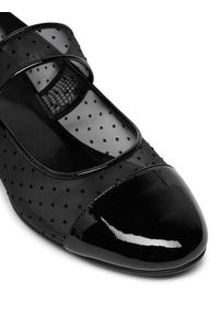 Tory Burch Baleriny Cap-Toe Mary Jane 162496 Czarny. Kolor: czarny. Materiał: materiał #3