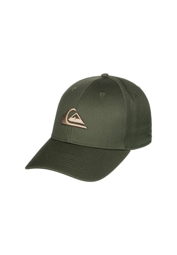 Quiksilver - Czapka dla Mężczyzn DECADES Zielony. Kolor: zielony. Materiał: materiał, poliester, bawełna. Wzór: haft