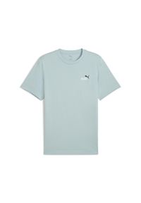 Puma - Młodzieżowa koszulka Essentials 2 Colour z małym logo No. 1 PUMA. Kolor: zielony. Wzór: haft. Sport: fitness
