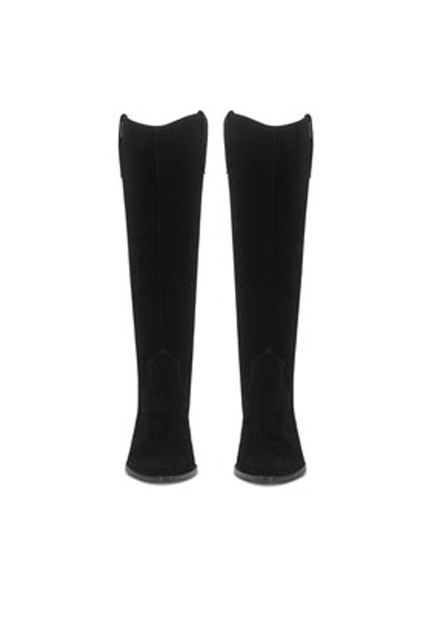 Badura Kowbojki V365-206 Czarny. Kolor: czarny. Materiał: skóra, zamsz