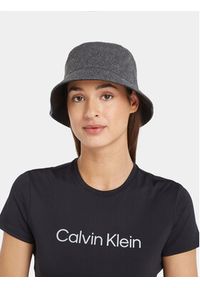 Calvin Klein Kapelusz Ck Must Wool Bucket Hat K60K611148 Szary. Kolor: szary. Materiał: wełna #3