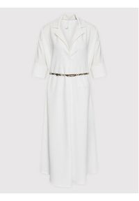 Imperial Sukienka codzienna ACIODEM Biały Regular Fit. Okazja: na co dzień. Kolor: biały. Materiał: syntetyk. Typ sukienki: proste. Styl: casual #3
