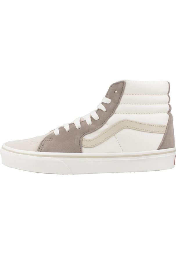 Tenisówki Vans Model Hi Multi Block Kolor Beżowy. Kolor: beżowy. Materiał: tkanina, skóra