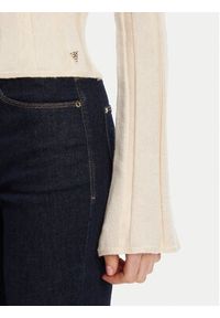 Guess Sweter W5YR13 Z3OT0 Beżowy Regular Fit. Kolor: beżowy. Materiał: syntetyk